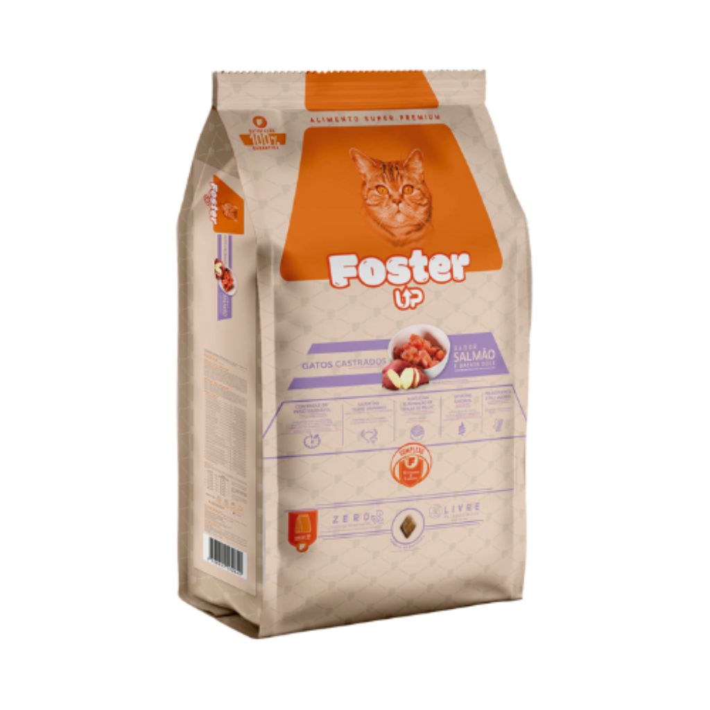 Foster Up Gatos Castrados Salmão